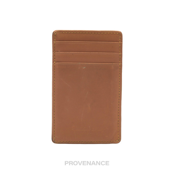 🔴 Dior Denim Card Holder Wallet - Tan - Picture 2 of 7